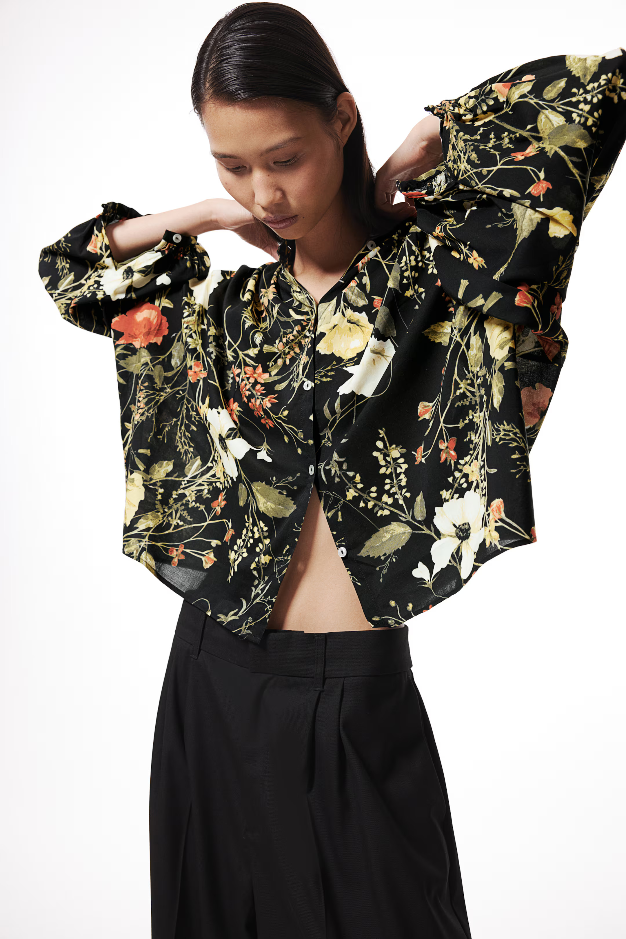 Balloon-sleeved Blouse | H&M (US + CA)