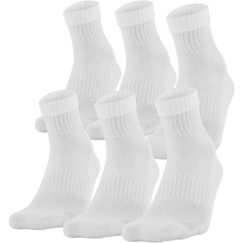 Under Armour Training Quarter Socks 6 Pack White, Large - Athletic Socks at Academy Sports | Academy Sports + Outdoors