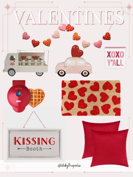 Valentine’s Day decorations for home, valentines decorations, mantle decorating ideas, Valentine decor, galentines party decor, valentines mantle decor, heart decor, red livingroom accent decor, throw pillows, wall art, tiered tray Valentine decor, doormat #valentinesday #vday #decor #valentines #homedecor #heartdecor #etsy #target #amazon 