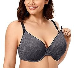 CALVENA Women's Full Sling Lightly Padded Underwire Maternity Nursing Bra for Breastfeeding | Amazon (US)