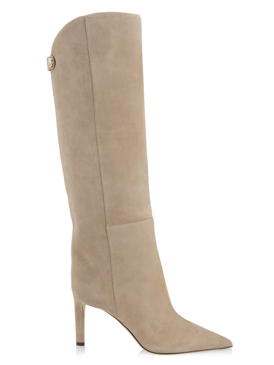 Alizze 85MM Suede Knee-High Boots | Saks Fifth Avenue