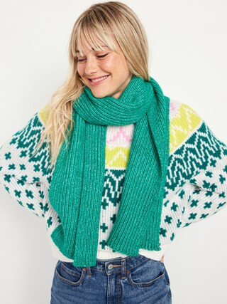 Rib-Knit Scarf for Women | Old Navy (US)