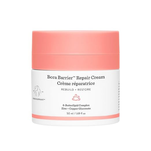 Drunk Elephant Bora Barrier Repair Cream - Ultra-Rich Moisturizer - Clean Clinical Skincare - Cru... | Amazon (US)