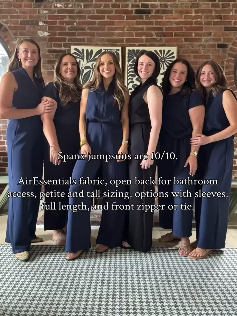 Another great work option! @Spanx air essentials fabric is incredibly soft and comfortable yet the look of the jumpsuit gives you the structure you need! Get your true size and comes in petite, reg and tall

#LTKgrwm #LTKWorkwear