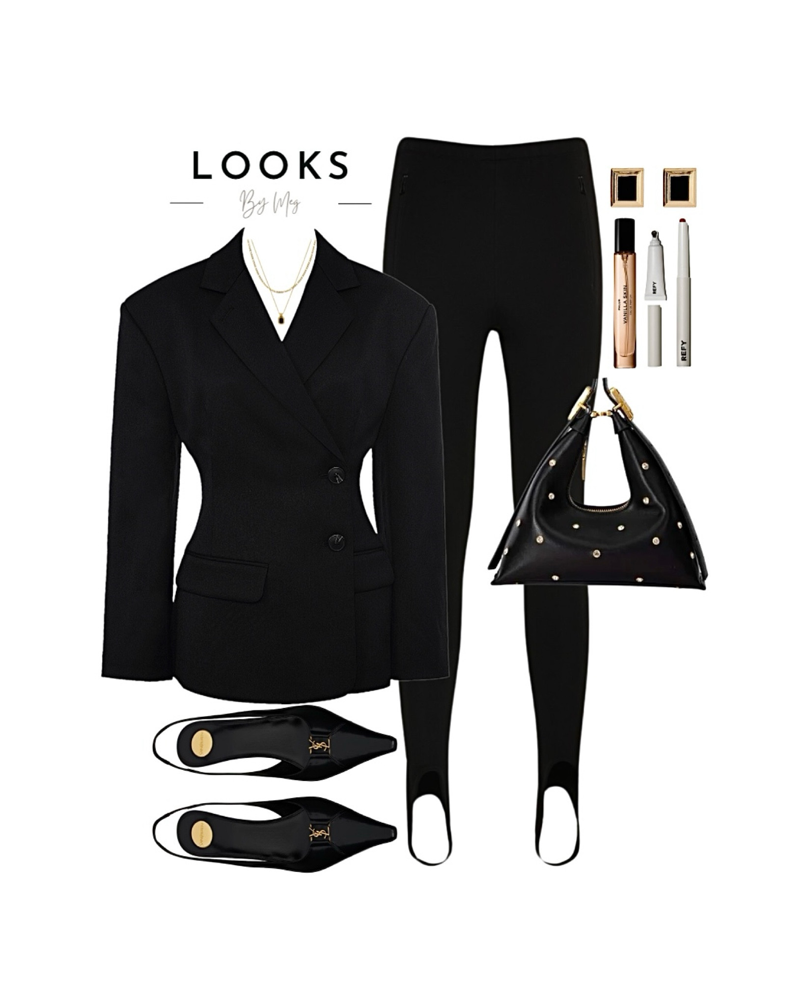 Valentines but make it chic 🖤✨

Tailored blazer, stirrup leggings, court heels, gold details, sleek silhouette, ootd, outfit inspo, dinner date, valentines, girls night

#LTKuk #LTKdatenight #LTKFashionMonth