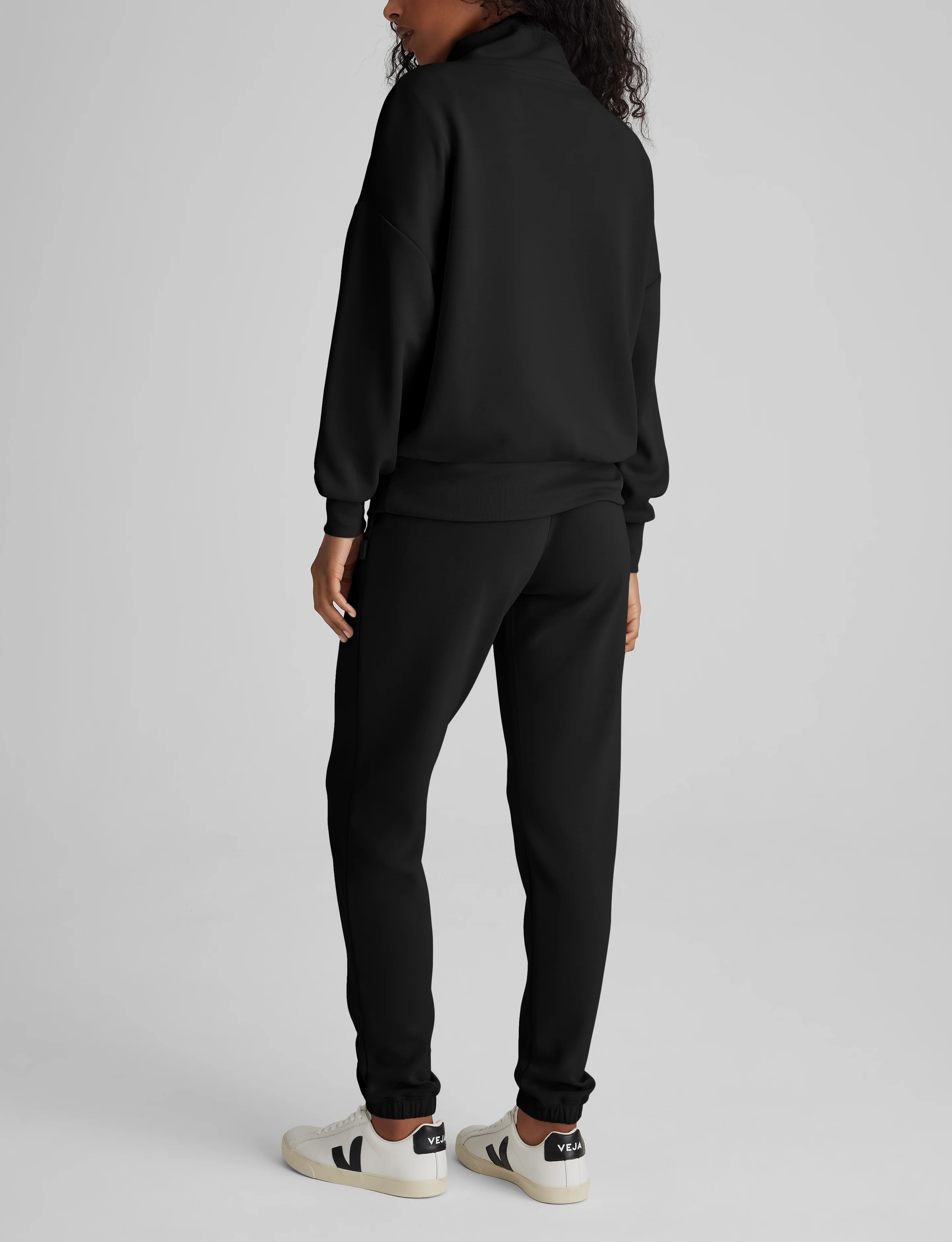 Women's Luxe Traveler Knit Quarter Zip & Jogger Set | Tommy John