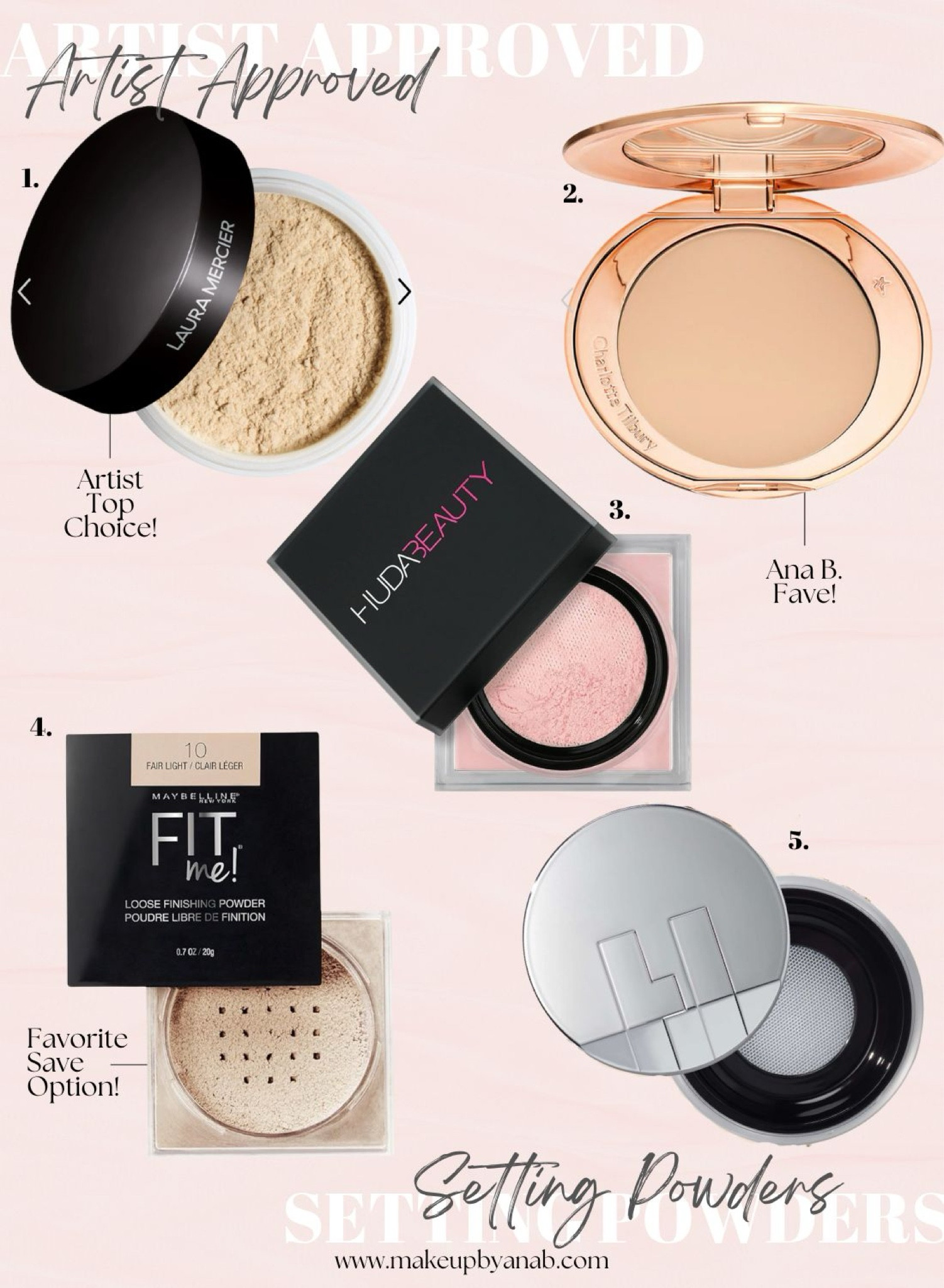 These artist approved setting powders will lock your look in place all day and through any weather (or humidity)!

#LTKFindsUnder50 #LTKBeauty