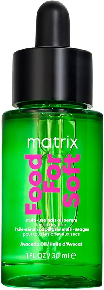 MATRIX Food For Soft Hair Serum Oil For Dry, Brittle and All Hair Types - Softens, Smooths and Ad... | Amazon (US)