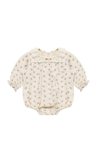 QUINCY MAE Kids Collared Bubble Romper in Pink. - size 2-3yr | Revolve Clothing (Global)