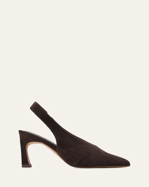 EVIE MID HEELS BITTER CHOC SUEDE | Jo Mercer (AU)