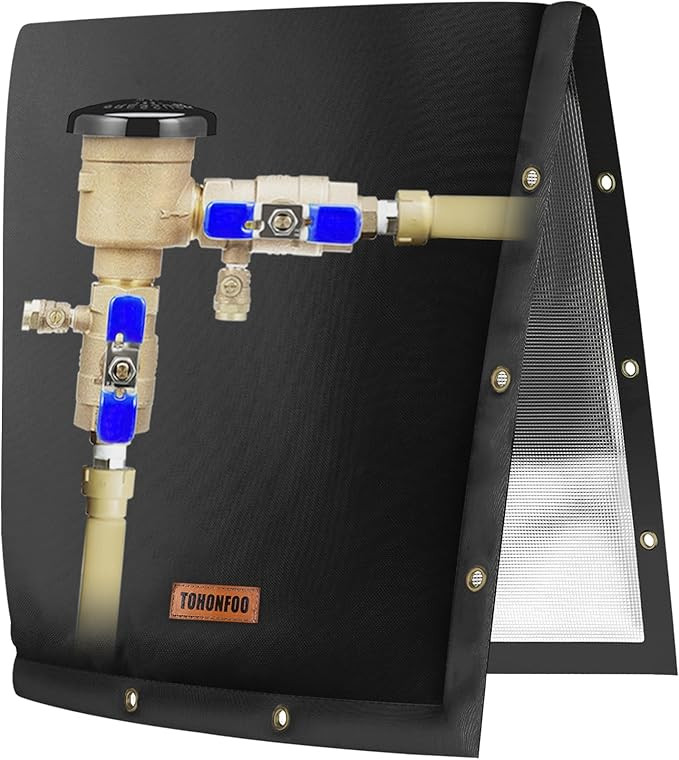 TOHONFOO 2-Way Opening Backflow Preventer Pipe Insulation (5F) - Irrigation Sprinkler Valve and W... | Amazon (US)