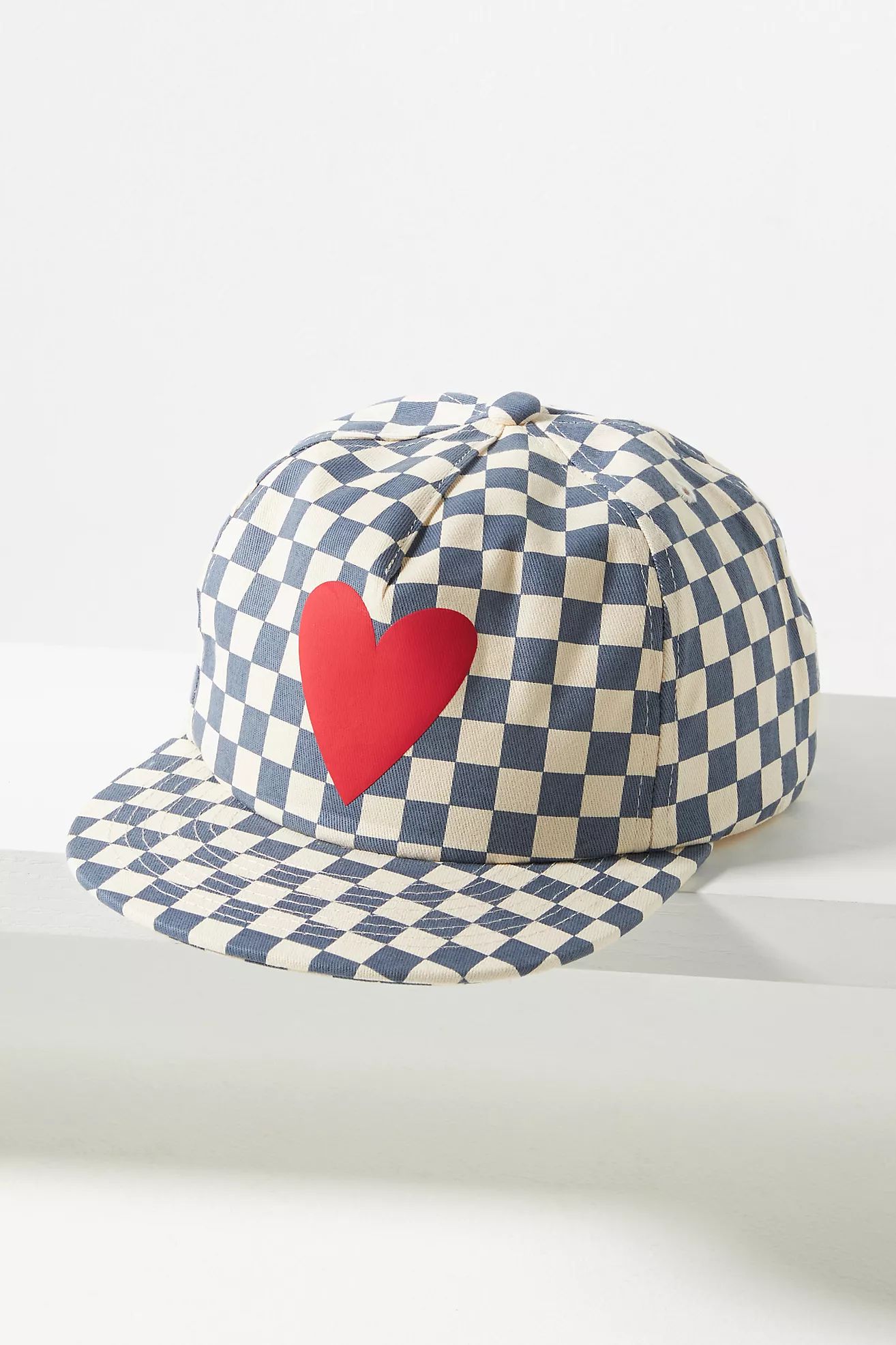 Ascot + Hart Checkered Heart Cap | Anthropologie (US)
