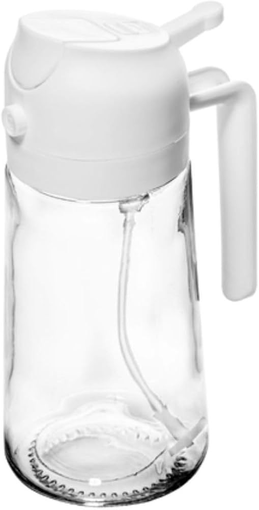 LYOR - Galheteiro 2 em 1 de Vidro com Borrifador Plástico Branco 450ml | Amazon (BR)