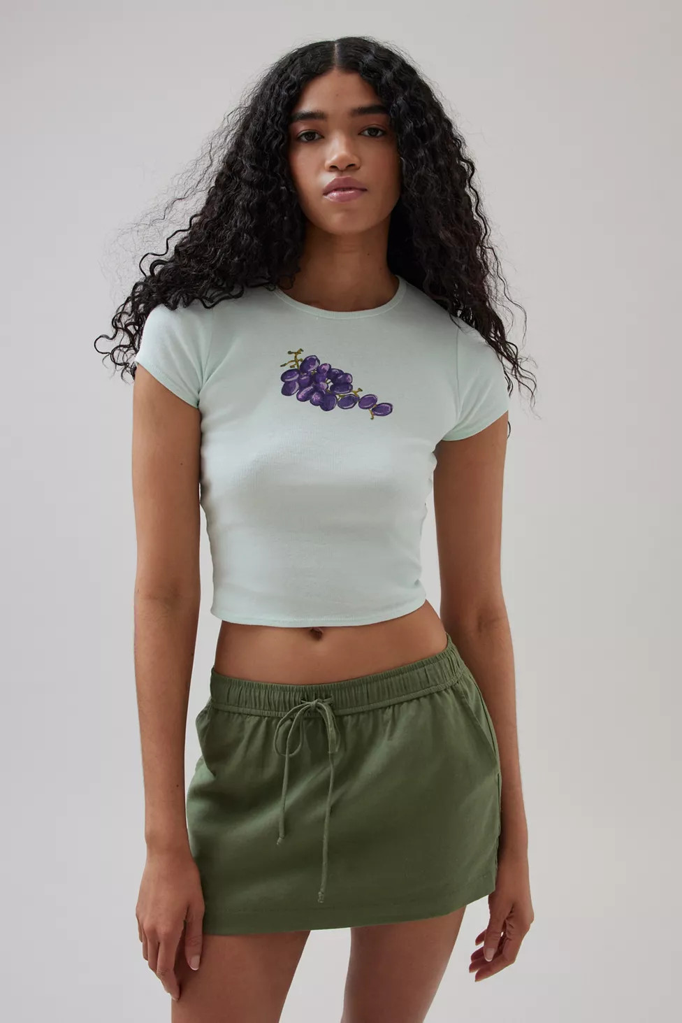 BDG Grapes Perfect Baby Tee | Urban Outfitters (US and RoW)