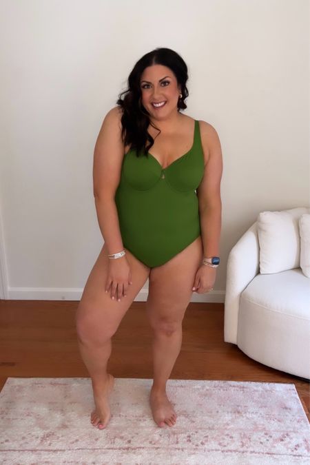 If you’re curvy and need a bathing suit look no further!! This Walmart Sofia Vergara bathing suit has some tummy control, supportive underwire cups and is so good for my fellow busty girls! I’m a 38DD and am wearing an XL D/DD.

#LTKmidsize #LTKfindsunder50 #LTKswim