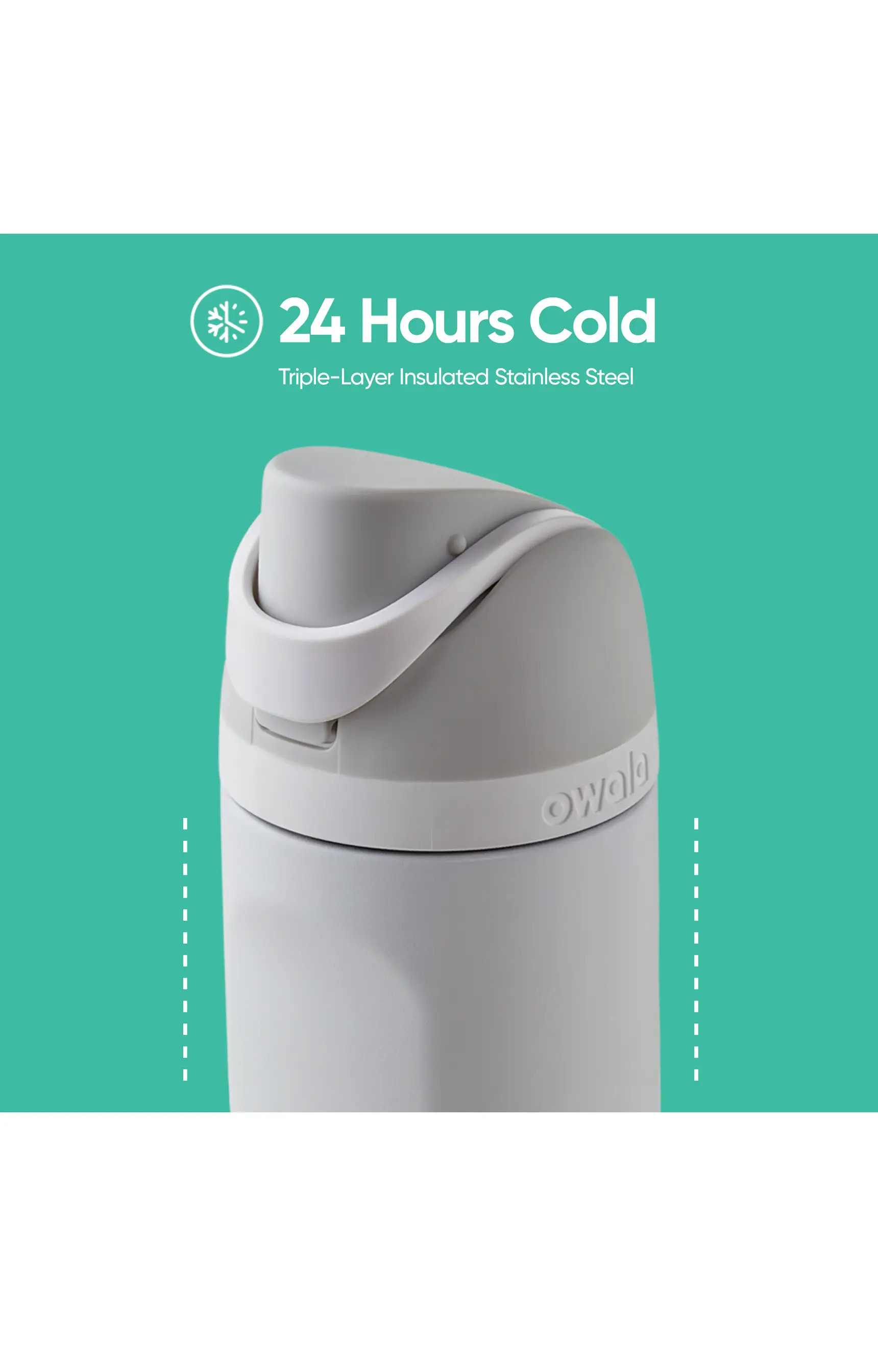 24oz. FreeSip Stainless Steel Water Bottle | Nordstrom