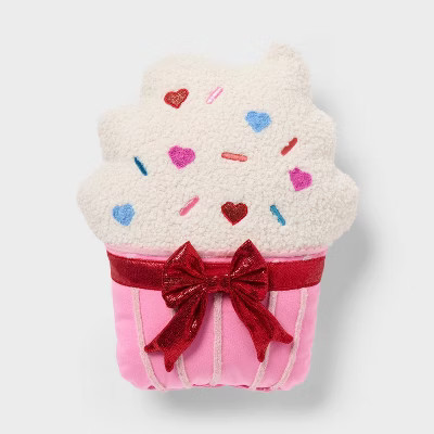 Valentine's Day Small Giftable Cupcake Pillow - Spritz™ | Target