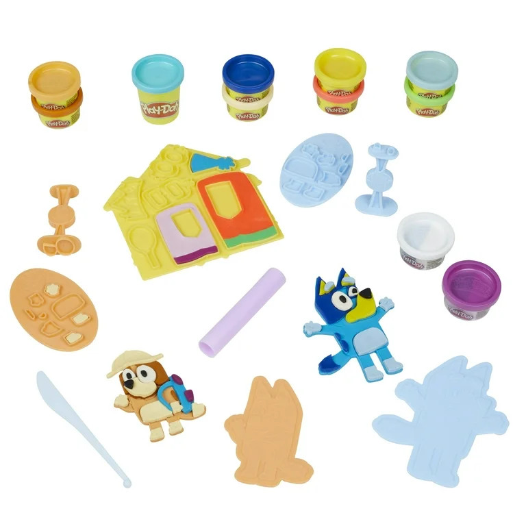 Play-Doh Bluey Make 'n Mash Costumes Set - 11 Color (11 Piece), Only At Walmart - Walmart.com | Walmart (US)