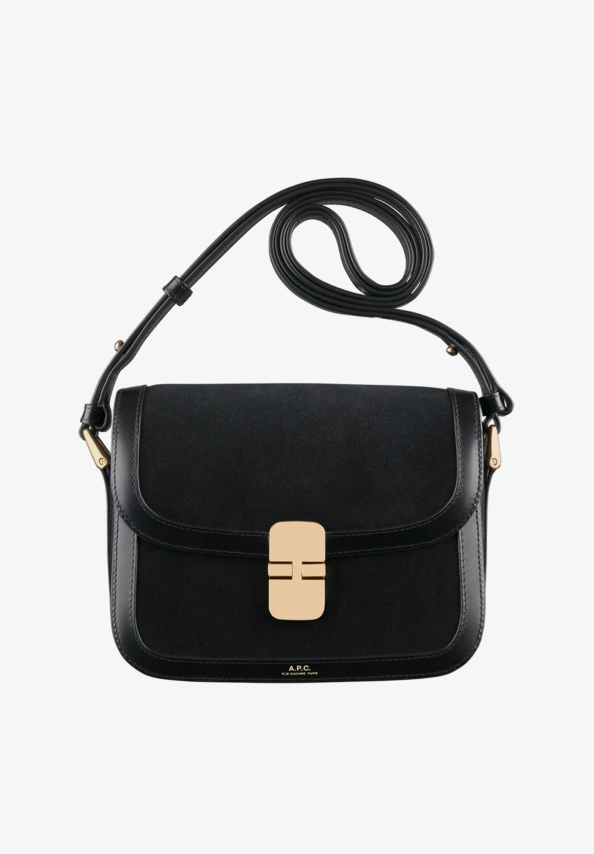 Grace Small bag | Suede calfskin and smooth leather | A.P.C. Accessories | A.P.C. US
