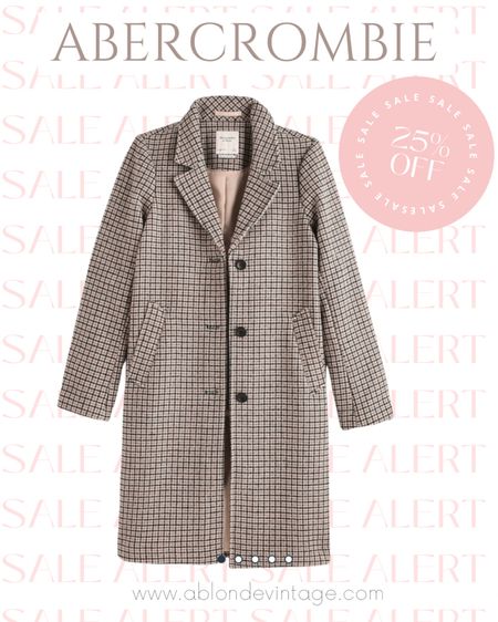 This long wool dad coat comes in multiple colors and is on sale during the #ltkfall sale! 

#LTKstyletip #LTKSale #LTKsalealert