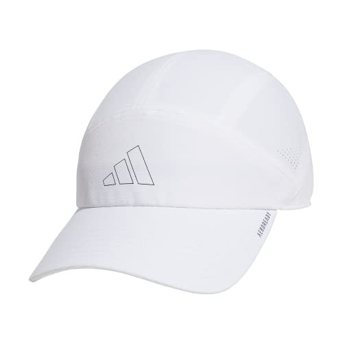 adidas Women's Superlite Trainer Sport Performance Relaxed Adjustable Cap, White/Black, One Size | Amazon (US)