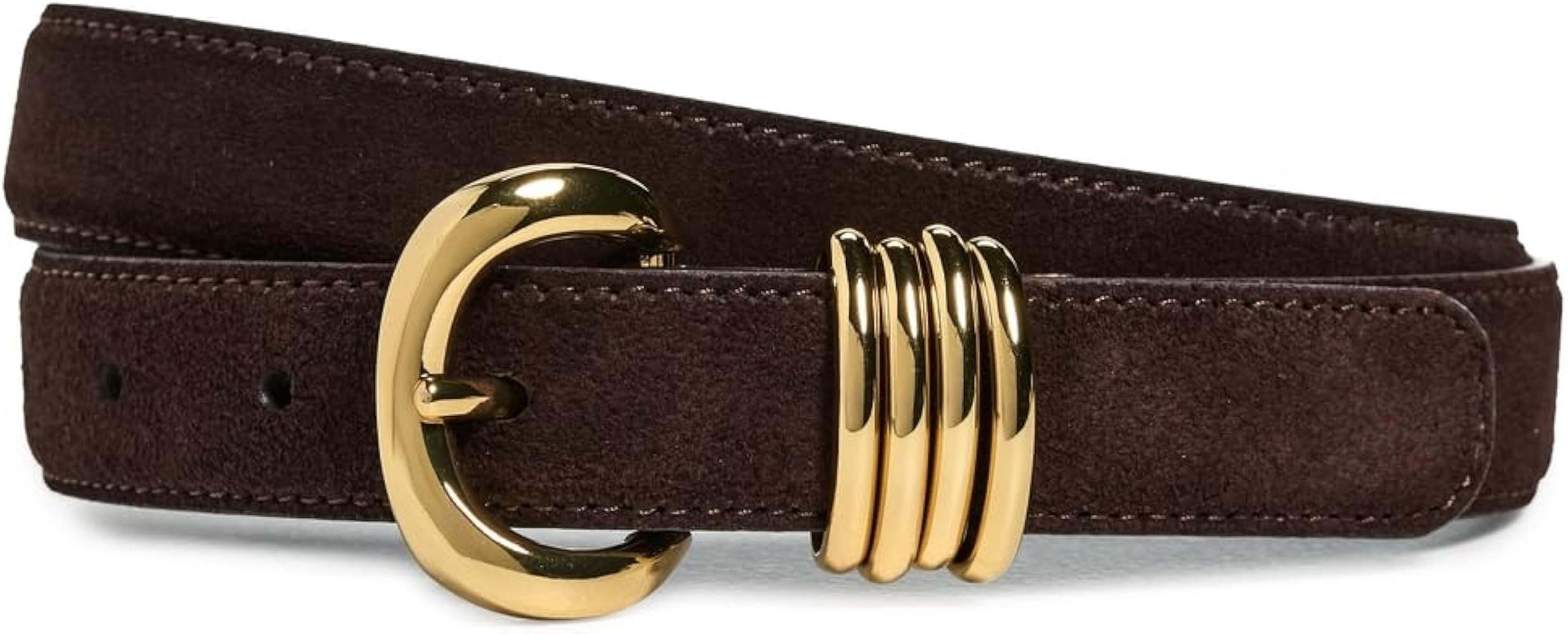 Madewell Women's Metal Keeper Belt In Suede | Amazon (US)
