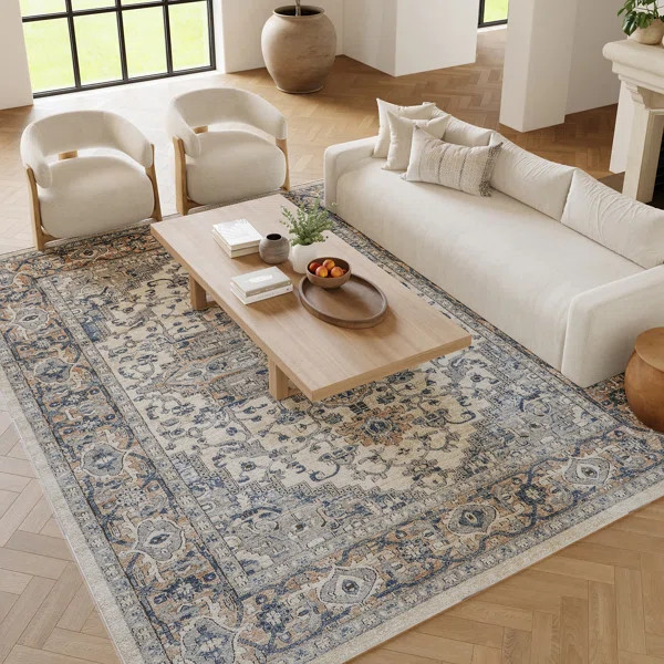 Jurado Oriental Ivory/Gray/Beige Area Rug | Wayfair North America