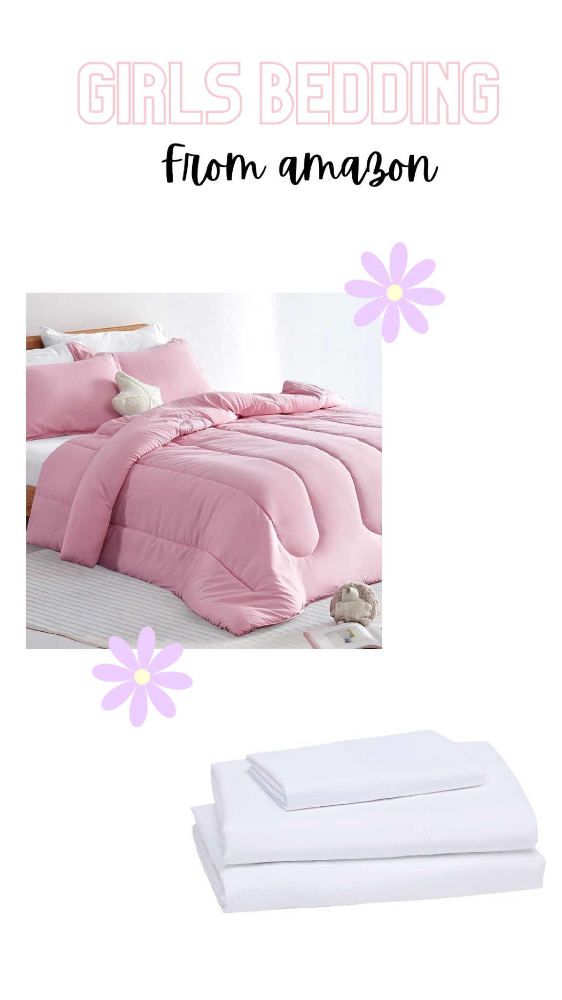 I’m not big on lots of patterns, characters, or scratchy cheap kids bedding. Luxi needed an upgrade on bedding so after reading a million reviews I decided this was the one! New sheets, and new bedding. Both very inexpensive! 💕 

#girlsroom #girl #girlbedding #amazon #shopping #amazon #amazonfavorites #amazonlinks #mamatried #toddlermusthaves #amazonmusthaves #amazonprime #prime @amazon #shopamazon #amazonassociate #twinsize #twinbedding 

#LTKBacktoSchool #LTKhome #LTKkids