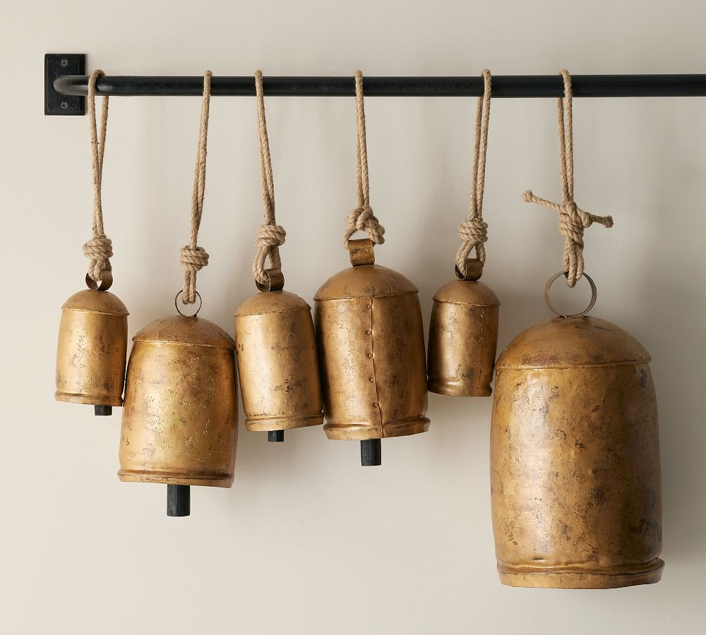 Handcrafted Brass Bells Wall Art | Pottery Barn (US)
