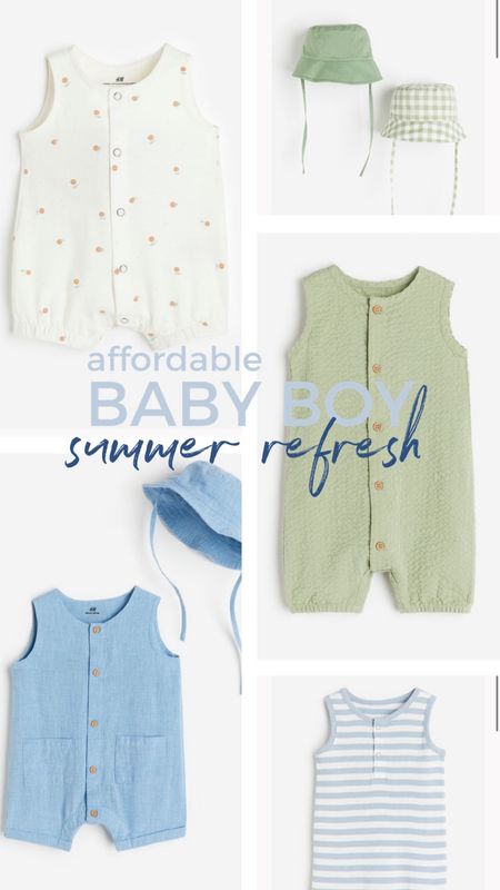A few adorable pieces I recently added to Clarke’s summer wardrobe ☀️ we are currently in the phase of starting solids + food going everywhere, so finding affordable pieces that can possibly get stained and don’t break the bank are a win win. Of note - I do find this brand runs big!

#LTKbaby #LTKunder50 #LTKfamily