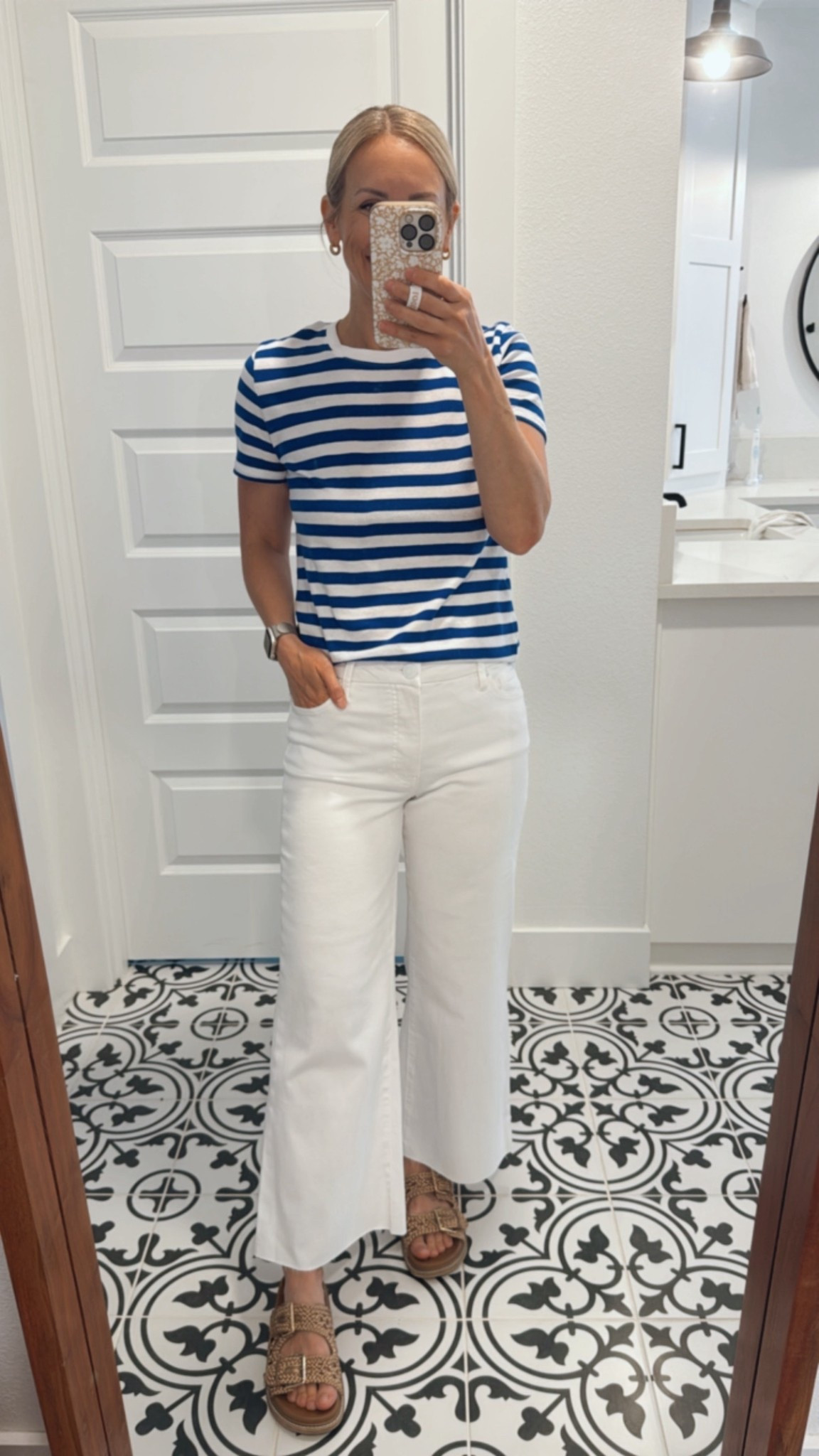I have been searching for a long time for white jeans that aren’t see through and these ones are great! 

Jeans run big, I went down one size and got the petite length. 

#LTKSummerEdit #LTKSeasonal #LTKFindsUnder100