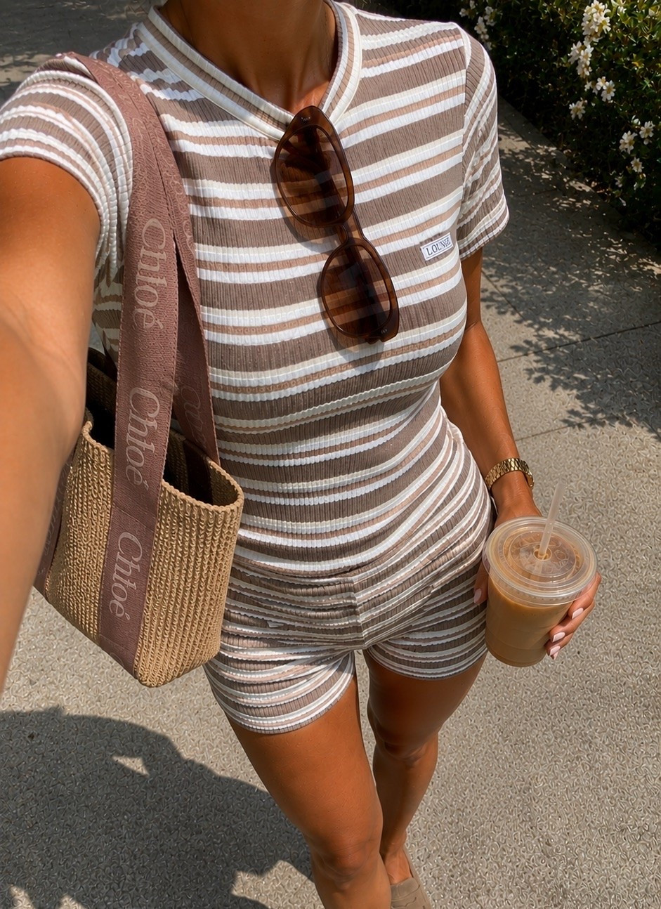 Heatwave dressing❤️‍🔥
Stripe top and shorts co ord set, choose tote bag, summer outfit, European fashion, everyday wear, casual style, lounge UK, travel outfit, airport outfit, comfy easy breezy look.

#LTKsummer #LTKuk #LTKeurope