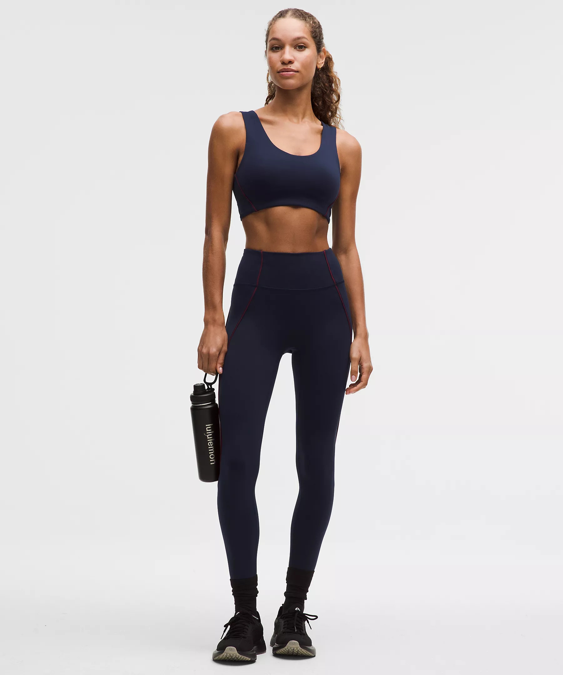 Wunder Train No-Line Piped High-Rise Tight 25" | Lululemon (US)