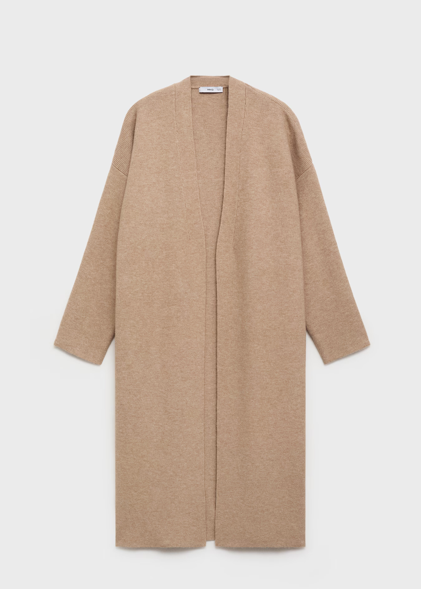 Long knitted coat - Women | MANGO USA | Mango (US/MX/AU)