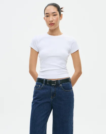 Cotton Basic Tee in White | Glassons AU | Glassons (Australia)