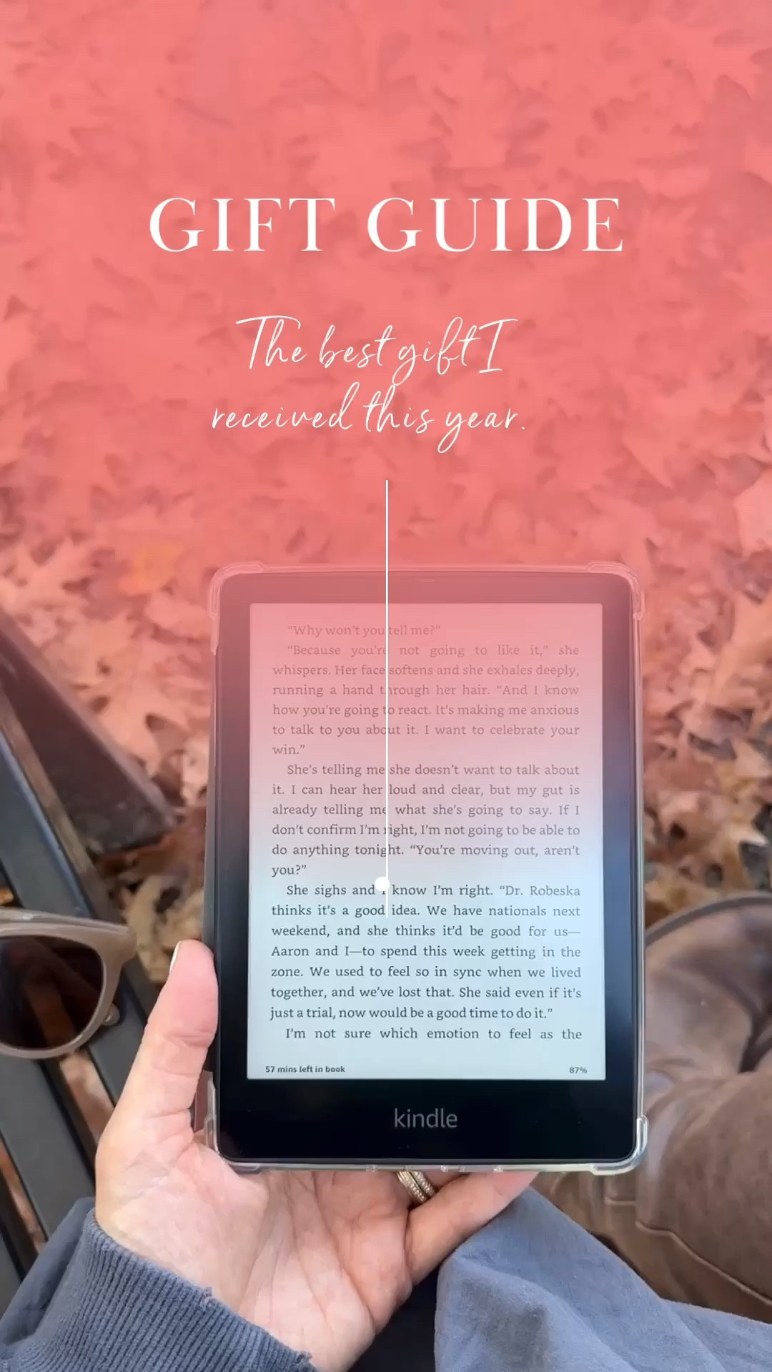My absolute favorite gift that I finally got for myself this year: a Kindle! PSA: Kindles and all of the good accessories are all on sale for cyber Monday. 

#LTKCyberWeek #LTKHoliday #LTKGiftGuide