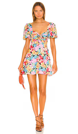 Mallory Mini Dress in Red | Revolve Clothing (Global)