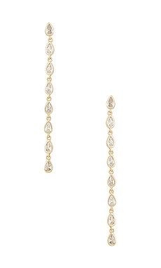 The M Jewelers NY Oval Cut Bezel Earrings in Gold from Revolve.com | Revolve Clothing (Global)