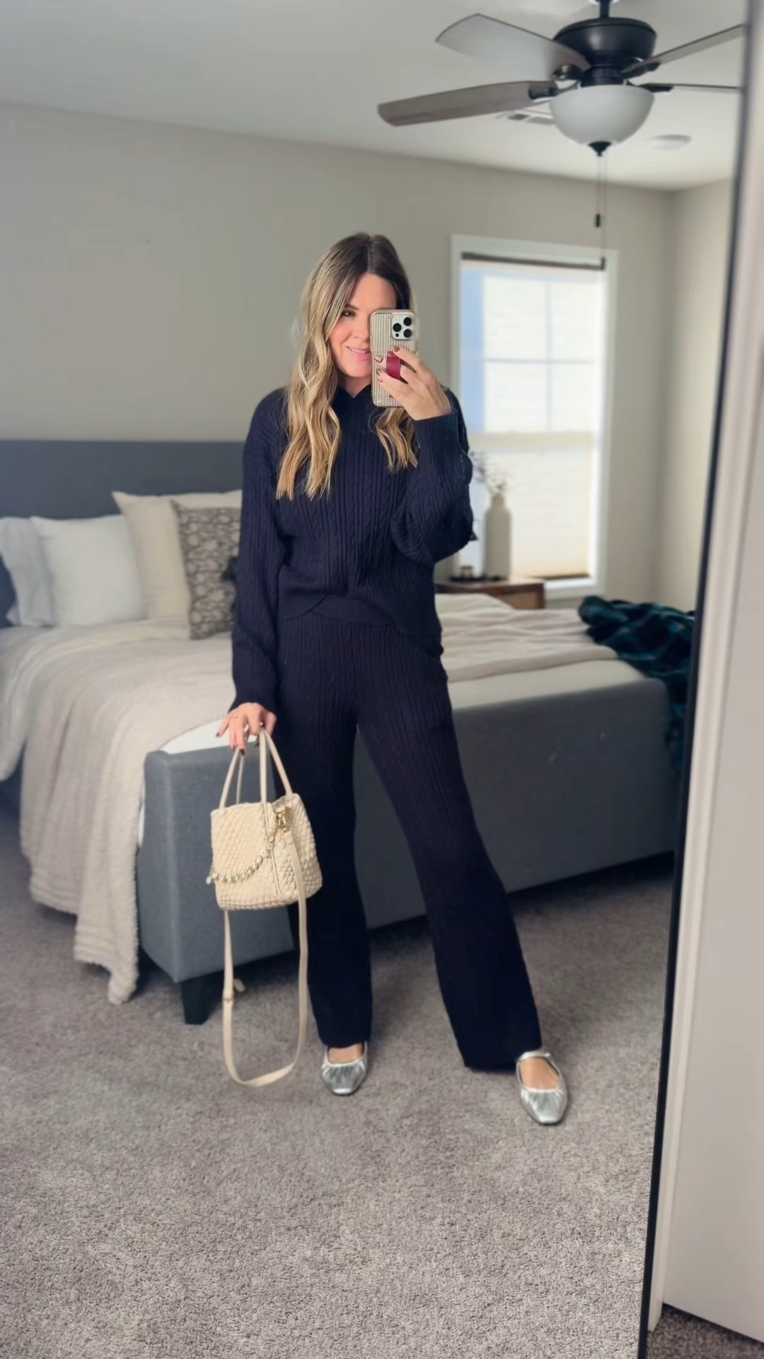 The cutest cable knit lounge pieces from Walmart. These separates are so nice and soft. The pants are a little on the shorter side. I’m 5’4” for reference. 

#LTKOver40 #LTKHoliday #LTKTravel