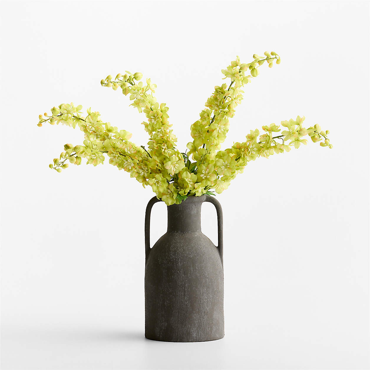 Faux Yellow Delphinium Stem 43" + Reviews | Crate & Barrel | Crate & Barrel