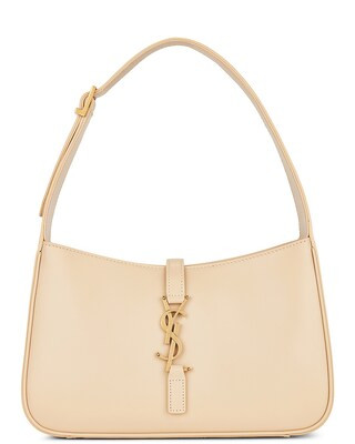 Saint Laurent Le 5 A 7 Hobo Bag in Avorio | FWRD | FWRD 