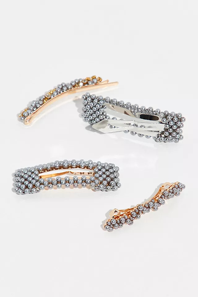 Cressida Pearl Barrette (Set of 4) | Free People (Global - UK&FR Excluded)