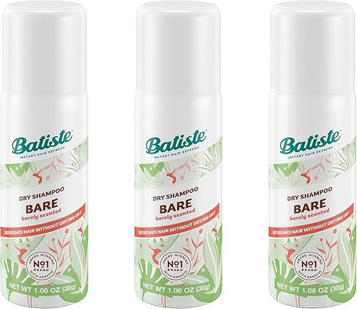 Batiste Dry Shampoo Bare Mini Travel Size 1.06 oz (Pack of 3) | Amazon (US)