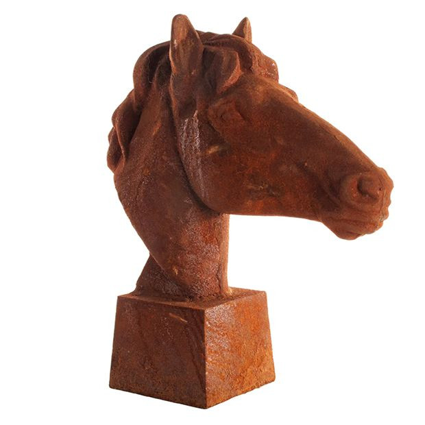 Rustic Farmhouse Horse Head Tabletop Decor | Antique Farm House