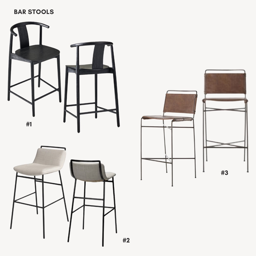 Perfect barstools for a bachelor pad or a moody masculine kitchen. 

#LTKHome