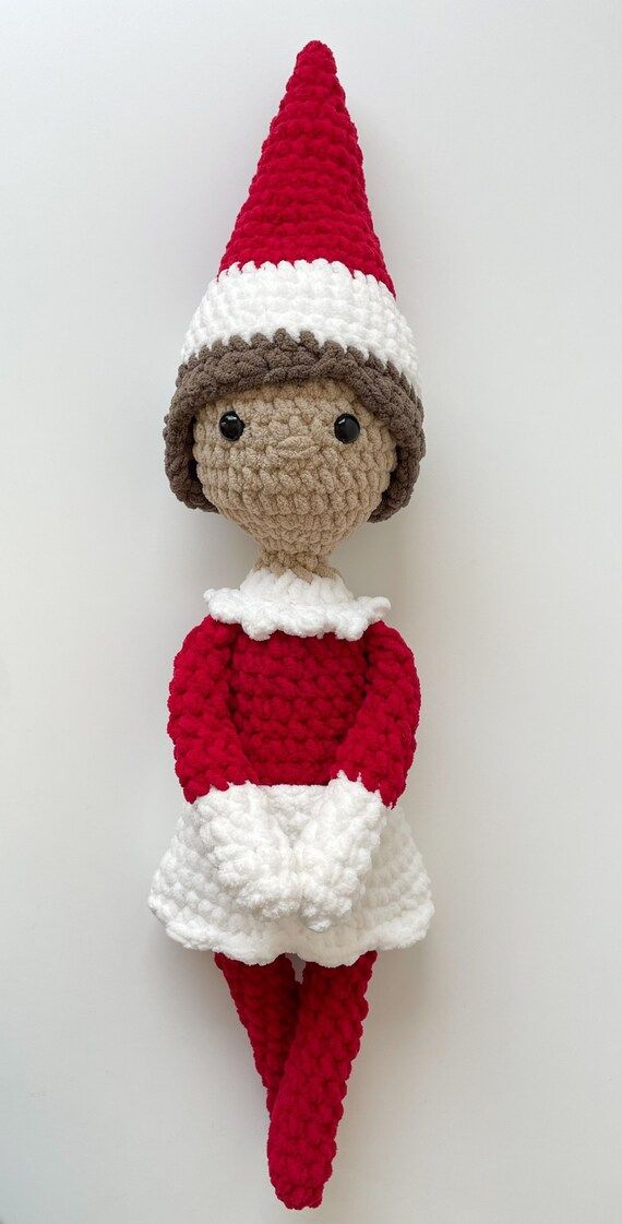 Holly the Elf, crochet elf, Christmas elf, crochet doll | Etsy (US)