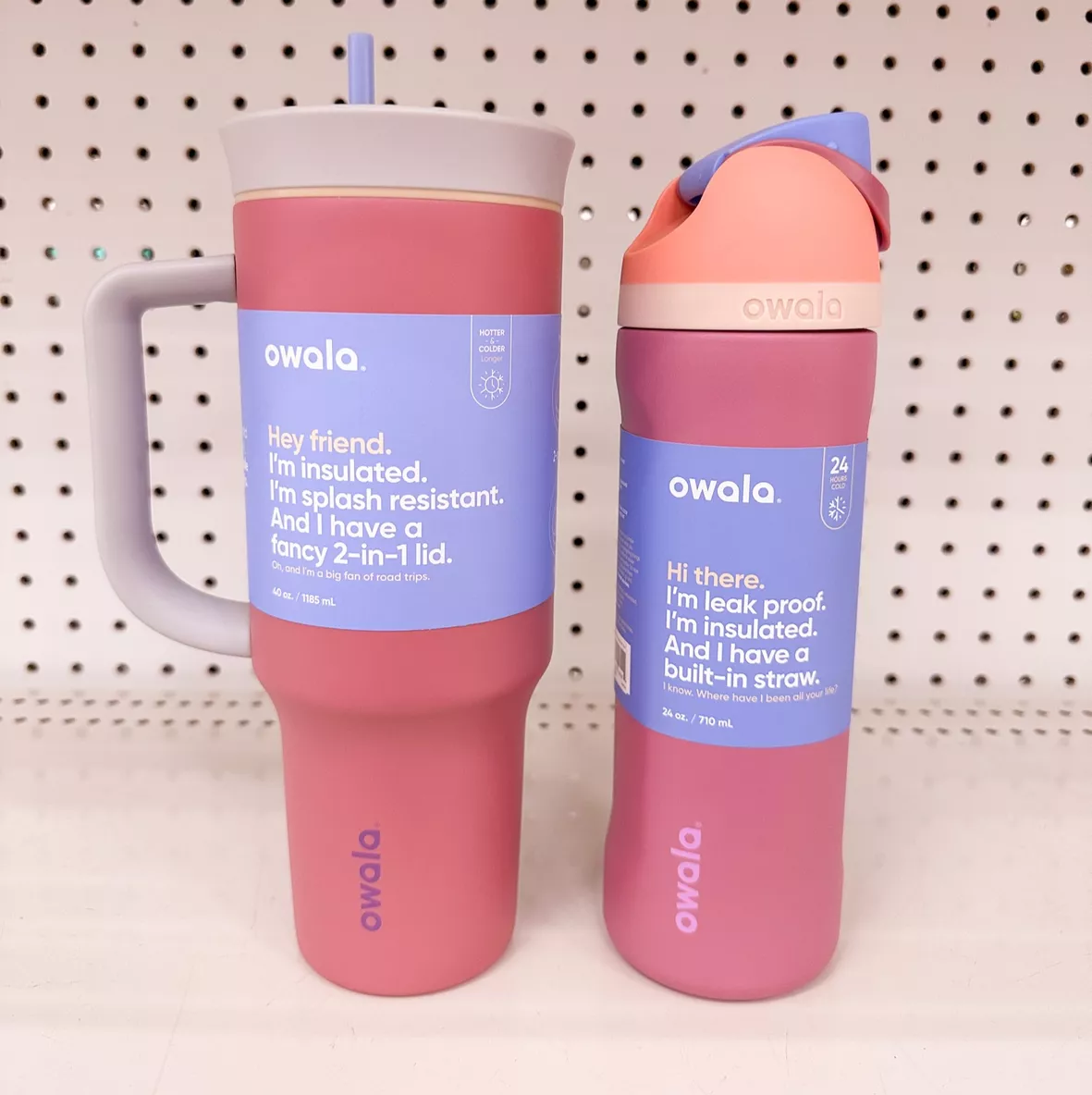 Let's compare the 40oz and 24oz tumblers to help you determine what's , Owala