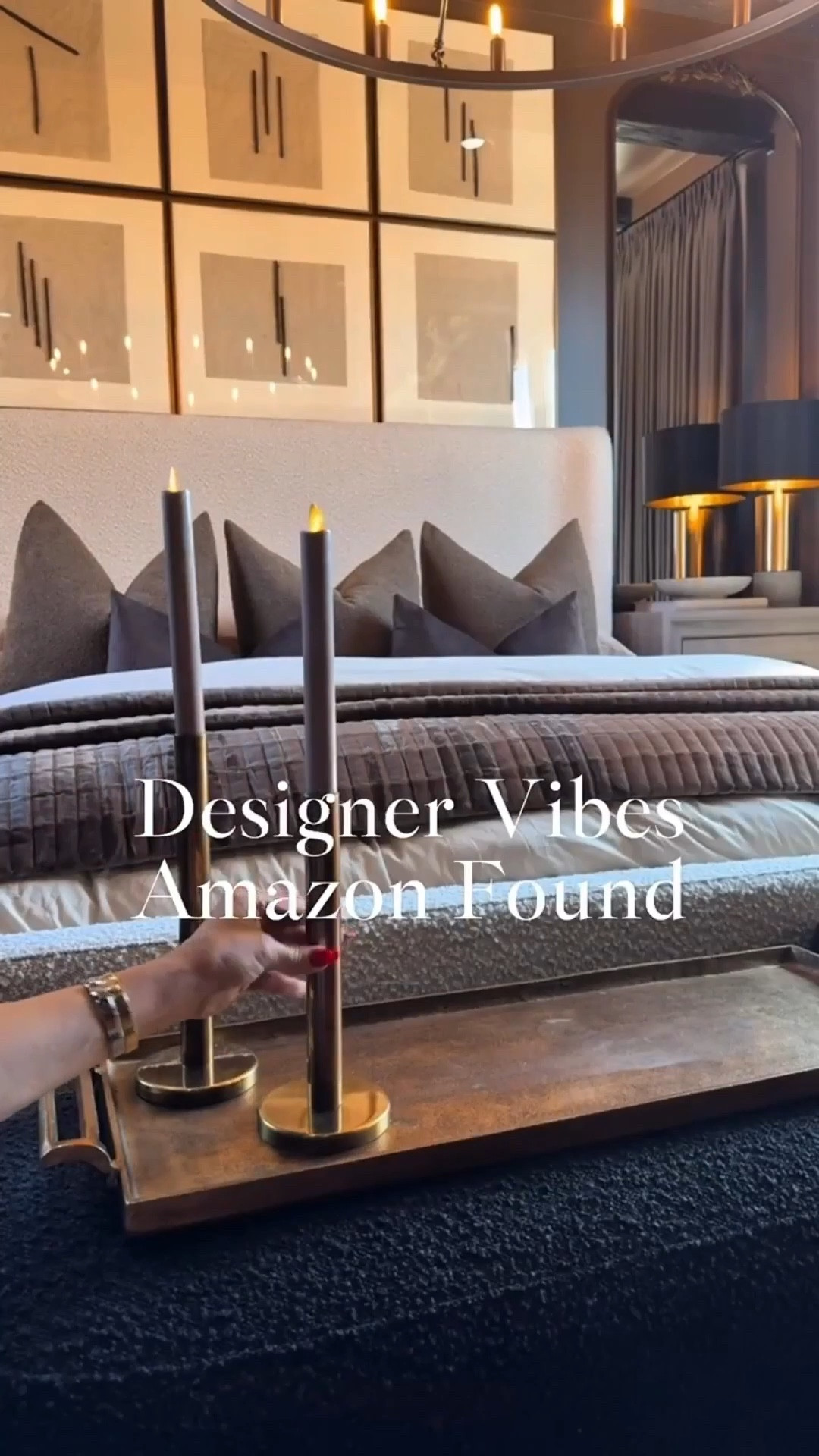 Sleek candlesticks, a chic marble box, modern black matches, cozy fall stems, and a rich throw blanket. All styled on a gorgeous tray that feels so Restoration Hardware… without the RH price tag. 🕯️✨ 

#amazonhomefinds #rhinspired #amazondecor #fallhomedecor #traydecor #coffeetablestyling #amazonstyle #modernhomedecor #budgetfriendlydecor #amazonhome #decoronabudget #homevibes #interiordesign

#LTKHome #LTKFindsUnder50 #LTKFindsUnder100