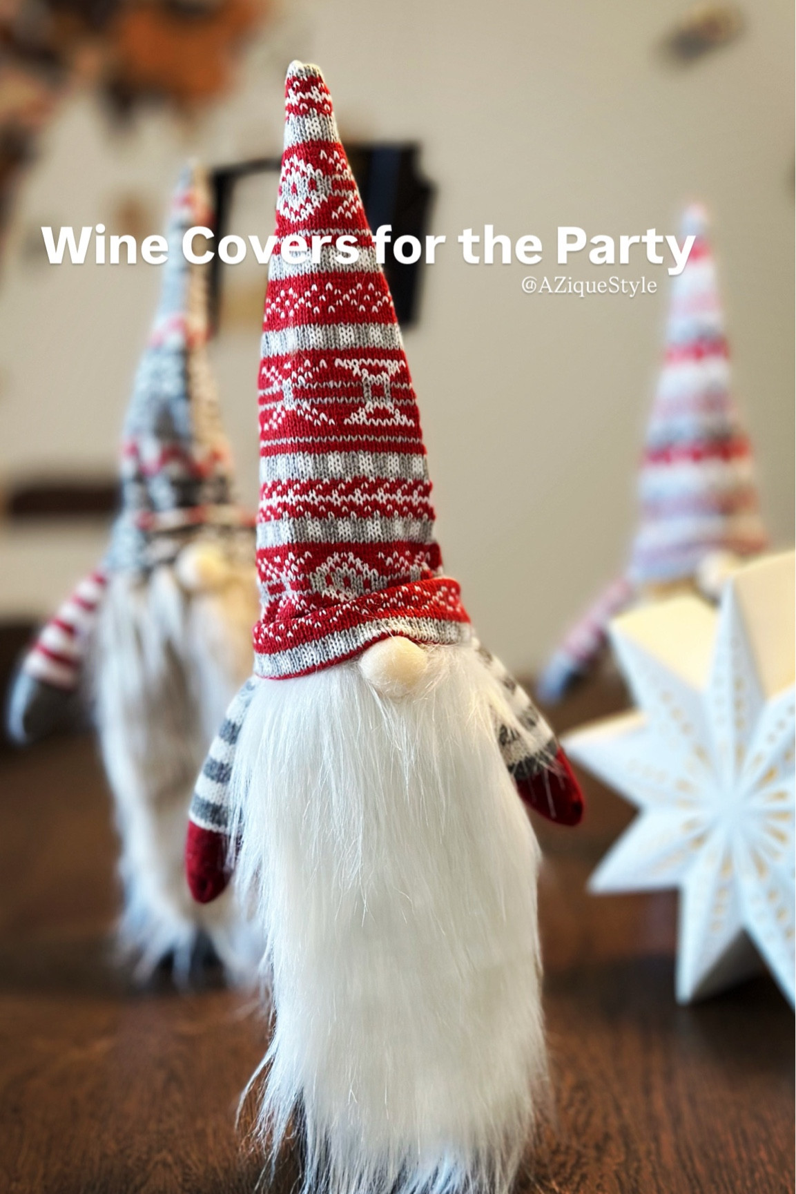 Super cute wine covers for the Christmas party:) #aziquestyle #christmas2024

#LTKParties #LTKHoliday #LTKGiftGuide