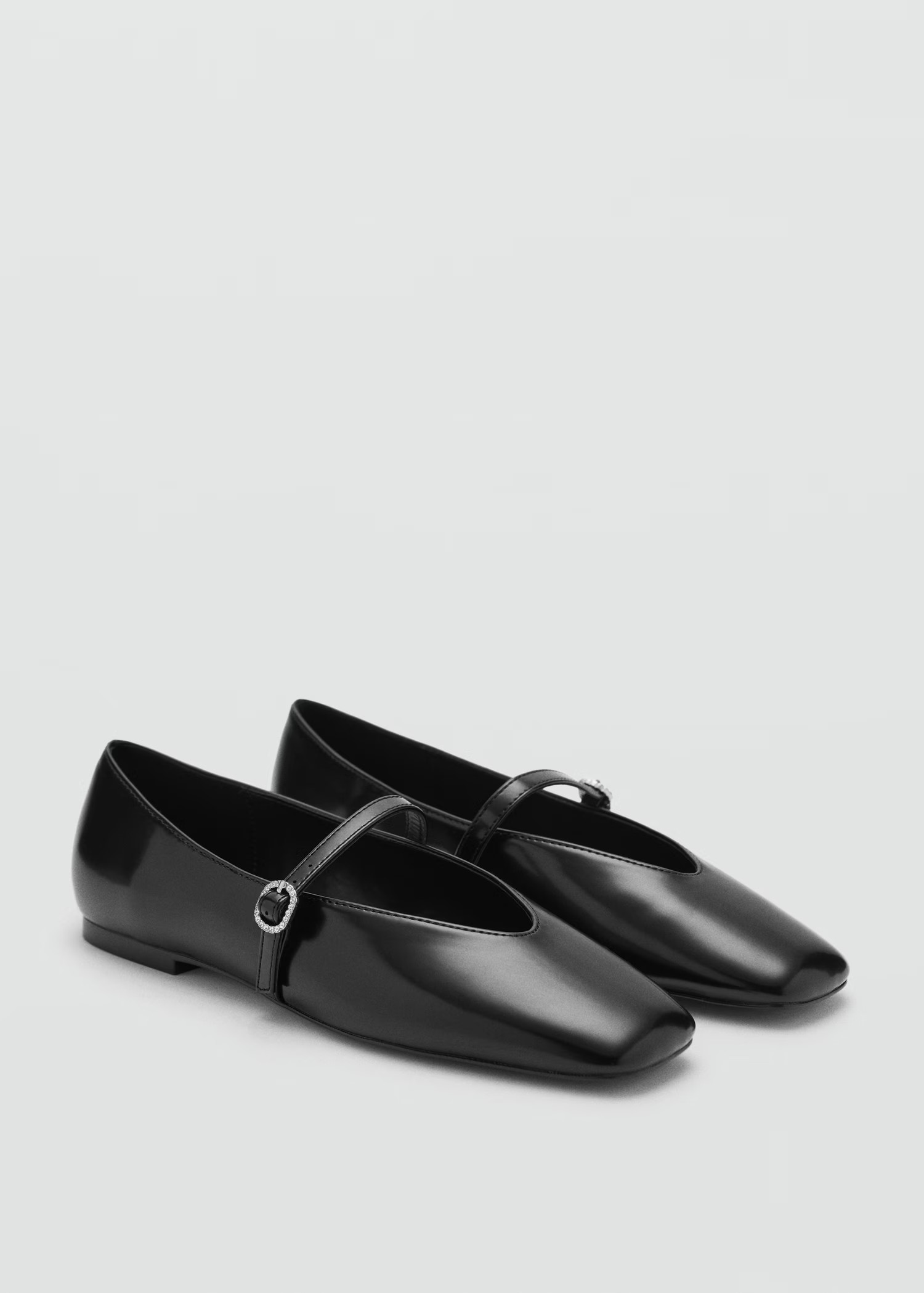 Ballerina flats with jewel detail - Women | MANGO United Kingdom | MANGO (UK)